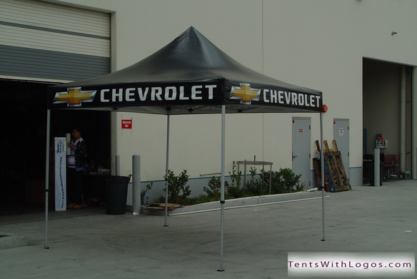 10 x 10 Pop Up Tent - Chevrolet